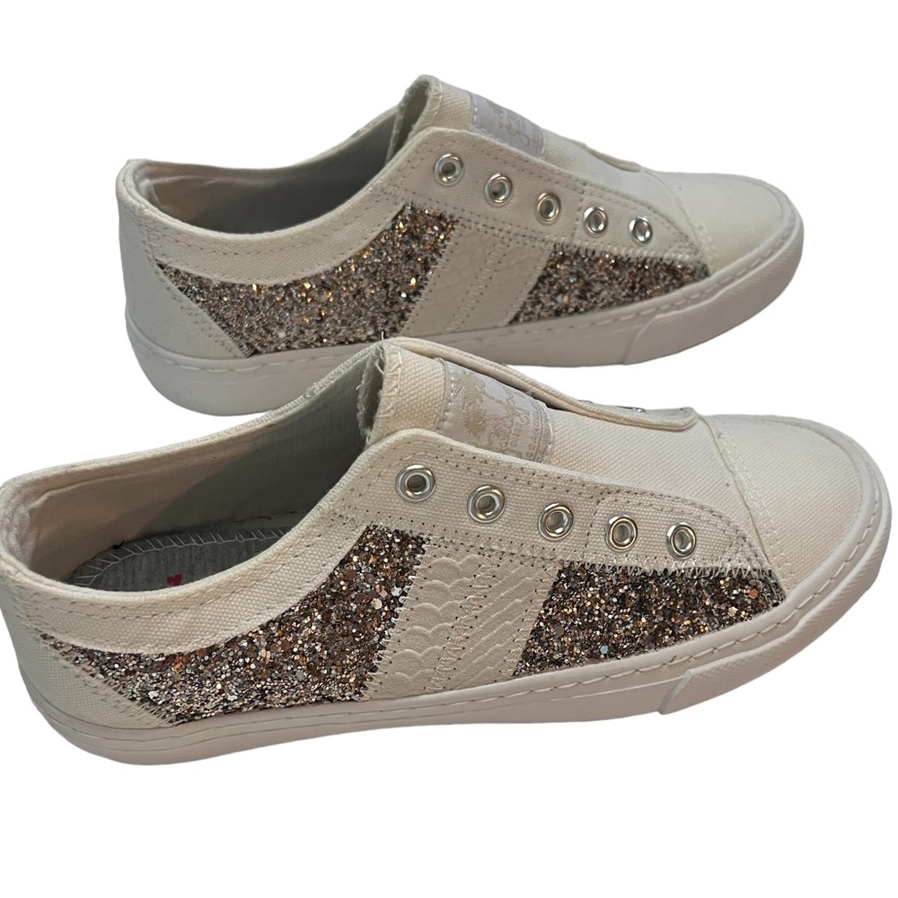 Stylish Women's Glitter Sneakers, Sz 10